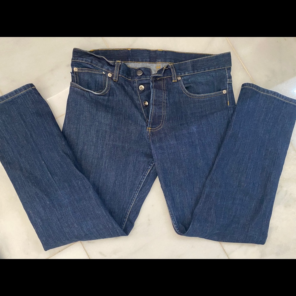 Mizzen+Main 4 Button, Straight Leg Jean Sz 32